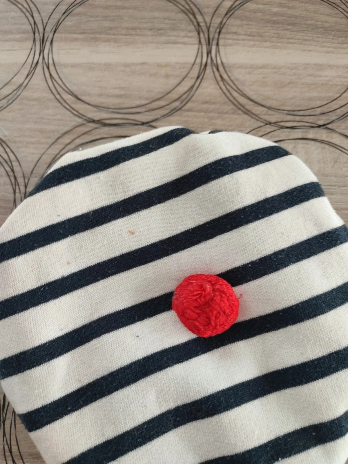 Béret marin enfant taille 6-12 mois – photo 2